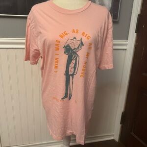 AJR Pink The Maybe Man 2024 I Wish I Was Big, Big As My House Tshirt Size Large